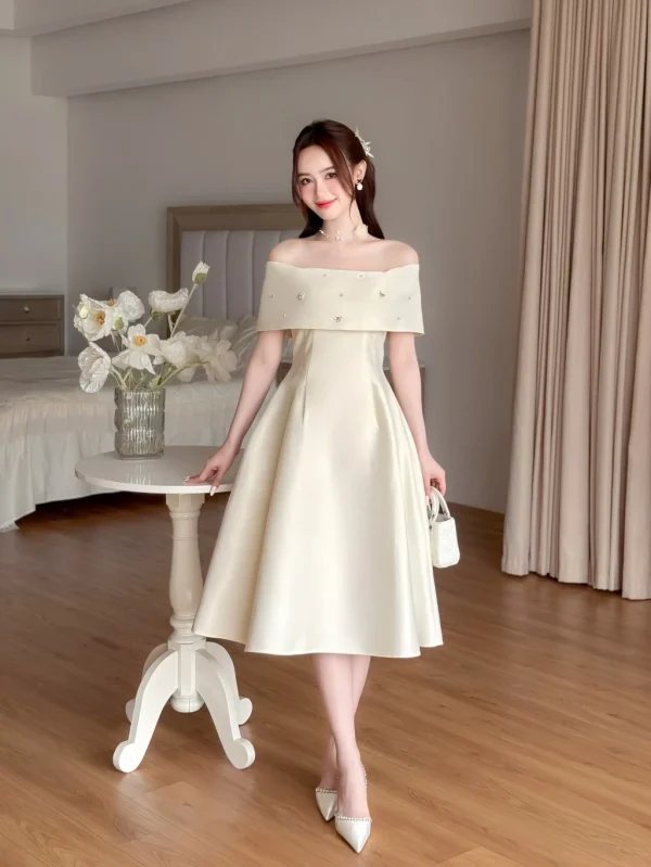 vn-11134207-7ras8-m3n0gpd6r82wfd Váy TK tafta trễ vai đính đá đầm dự tiêc sang chảnh, váy tiểu thư nhẹ nhàng, váy nữ 2025