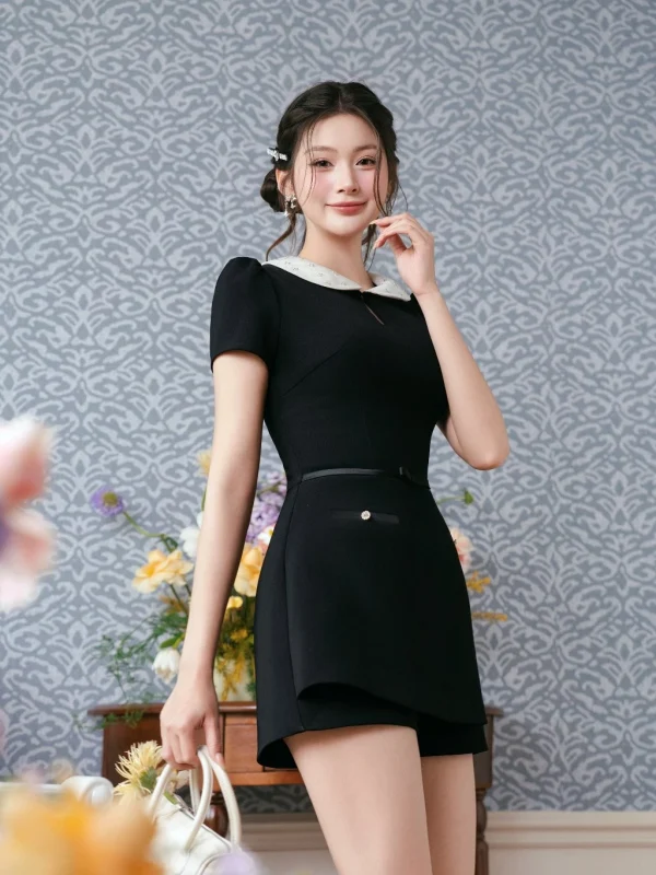 vn-11134207-81ztc-ml4s9cpy3p5608 Jumpsuit thiết kế cổ sen đá giọt lệ, phối đai eo, đi làm, đi chơi