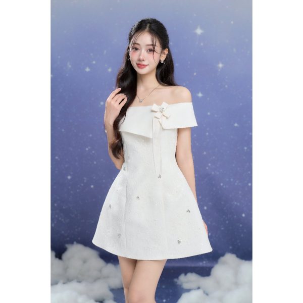 Váy TK phủ ren đáp lệch-VN41-T7-25