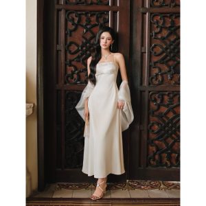 Váy TK lụa tơ choàng-VD19-T6-26
