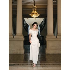 Váy TK lụa zen đính đá-VD05-T7-26