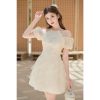 Váy TK zen lưới cổ yếm-VN17-T3-25